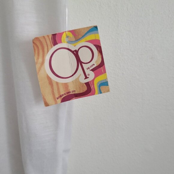 Fun Printed Summer Cropped T-shirt Women Junior Size 7/9 - Picture 3 of 6